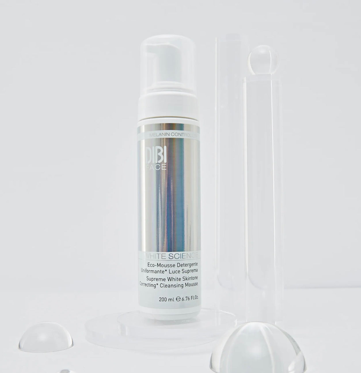 White Science Eco-Mousse Detergente Uniformante Luce Suprema - 200 ml.