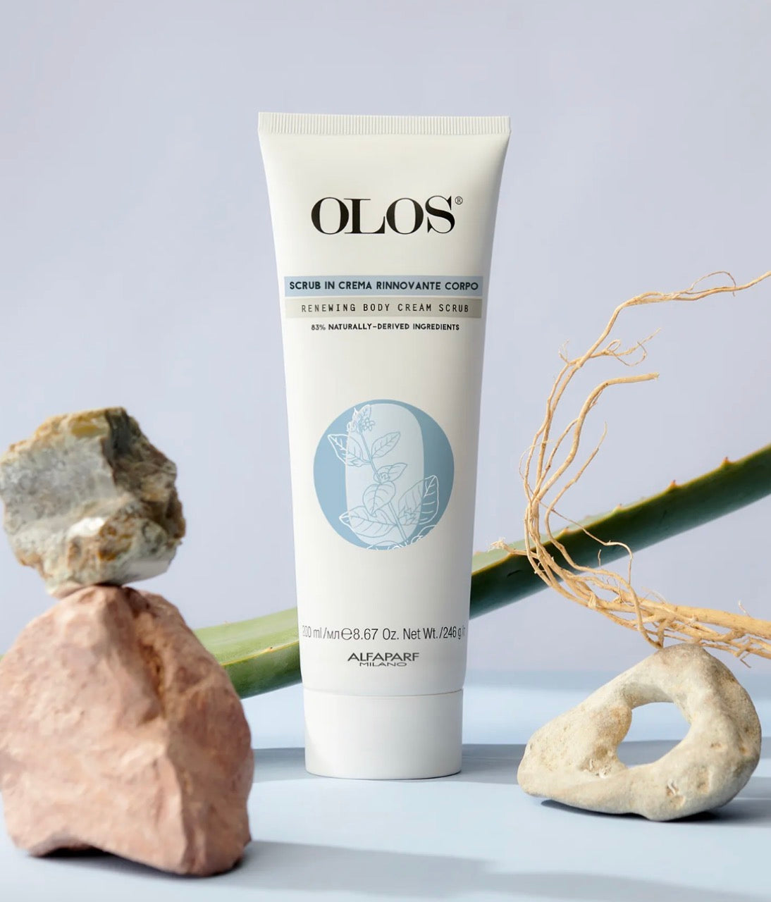 OLOS Scrub in Crema Rinnovante Corpo - 200 ml.