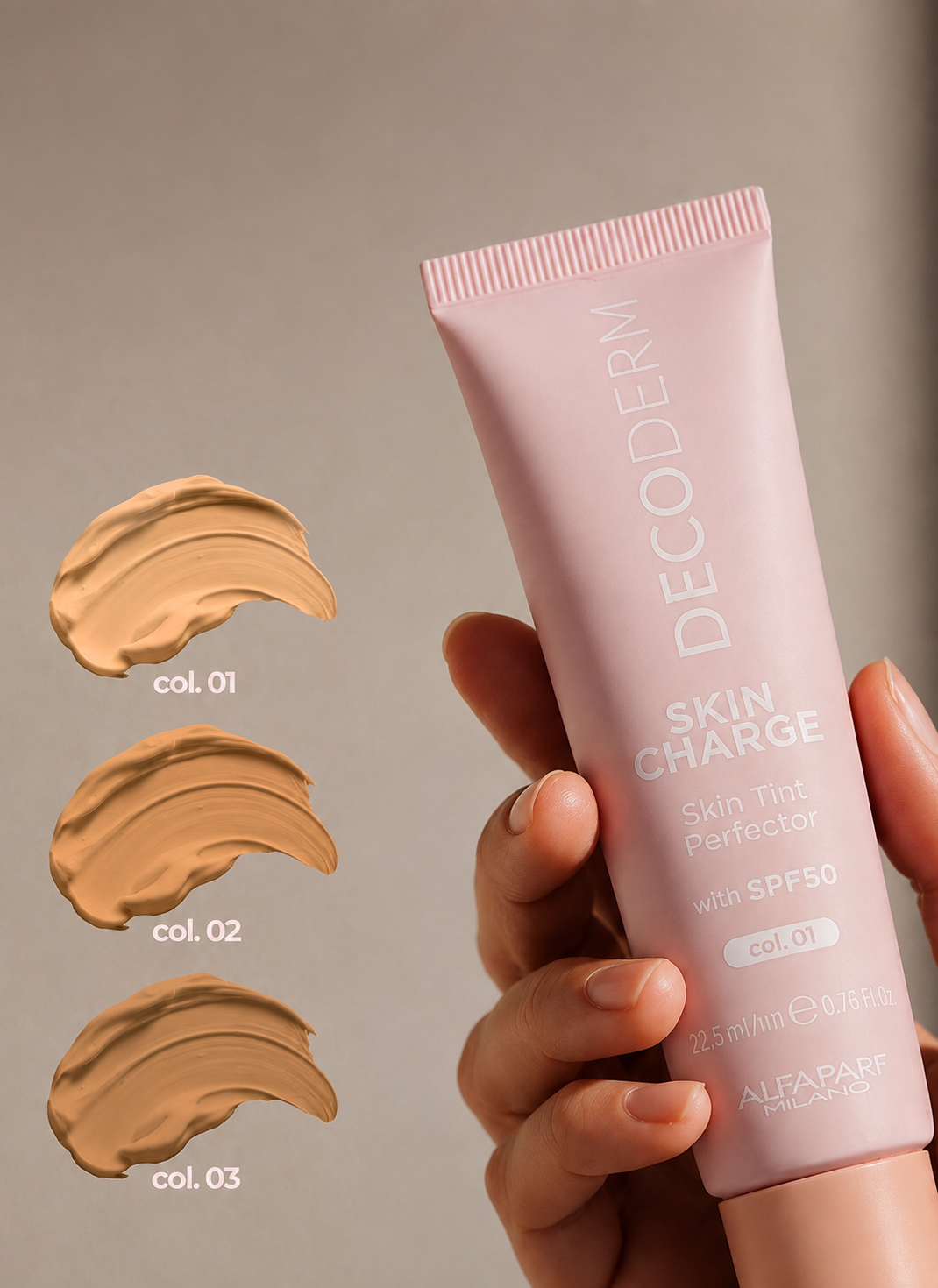 DECODERM Skin Charge- Skin Tint Perfector SPF 50